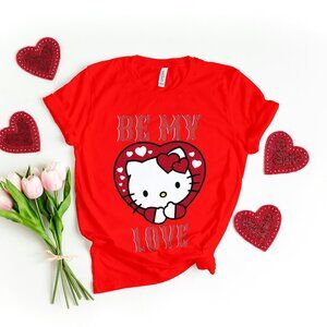 Hello Kitty Valentines Day Cute Cat Adorable Sweet Playful Charming Kawaii heart